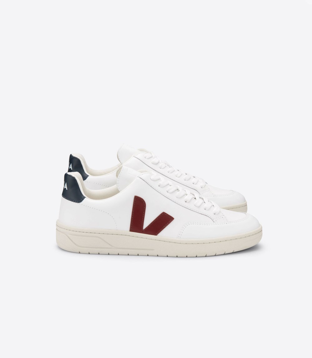 Veja Sneakers Dam - V-12 Läder - Vita - 950427-YTD